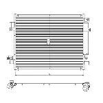 Kondenzator, klima-uređaj NRF NRF 350418 IC-F70B62