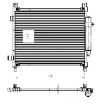 Kondenzator, klima-uređaj NRF NRF 350420 IC-F70B64