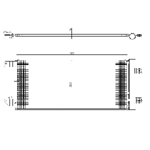 Kondenzator, klima-uređaj NRF NRF 350452 IC-G0RI6E