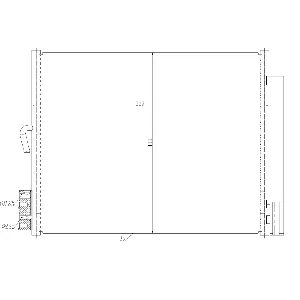 Kondenzator, klima-uređaj NRF NRF 350478 IC-G0QBUY