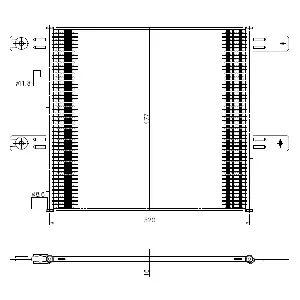 Kondenzator, klima-uređaj NRF NRF 350508 IC-G0RI6N