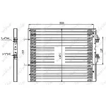 Kondenzator, klima-uređaj NRF NRF 35059 IC-B2C78C