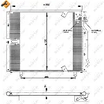 Kondenzator, klima-uređaj NRF NRF 35132 IC-AE52B1