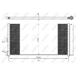 Kondenzator, klima-uređaj NRF NRF 35500 IC-AE54FD