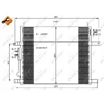 Kondenzator, klima-uređaj NRF NRF 35577 IC-BB06E7