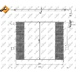 Kondenzator, klima-uređaj NRF NRF 35589 IC-AE5535