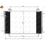 Kondenzator, klima-uređaj NRF NRF 35592 IC-B2C7A0