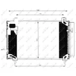 Kondenzator, klima-uređaj NRF NRF 35596 IC-BB06ED