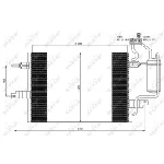 Kondenzator, klima-uređaj NRF NRF 35599 IC-B2C7A2