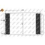 Kondenzator, klima-uređaj NRF NRF 35601 IC-BB06EE