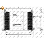 Kondenzator, klima-uređaj NRF NRF 35653 IC-B47DF7