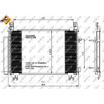 Kondenzator, klima-uređaj NRF NRF 35654 IC-BB070B
