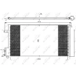 Kondenzator, klima-uređaj NRF NRF 35750 IC-B2C7AD