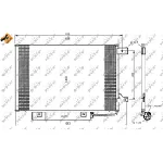 Kondenzator, klima-uređaj NRF NRF 35759 IC-B2C7B0