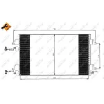 Kondenzator, klima-uređaj NRF NRF 35760 IC-BB0720