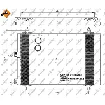 Kondenzator, klima-uređaj NRF NRF 35843 IC-B68A90