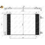 Kondenzator, klima-uređaj NRF NRF 35844 IC-B68A8E