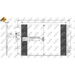 Kondenzator, klima-uređaj NRF NRF 35849 IC-BB0743