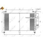 Kondenzator, klima-uređaj NRF NRF 35870 IC-BB0758