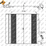 Kondenzator, klima-uređaj NRF NRF 35874 IC-BB075C