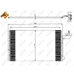 Kondenzator, klima-uređaj NRF NRF 35882 IC-BB0764