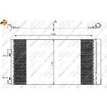 Kondenzator, klima-uređaj NRF NRF 35890 IC-BBD595