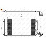 Kondenzator, klima-uređaj NRF NRF 35910 IC-C0881D