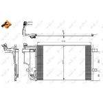 Kondenzator, klima-uređaj NRF NRF 35922 IC-C0EBFE