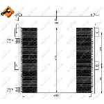 Kondenzator, klima-uređaj NRF NRF 35924 IC-C35EAF