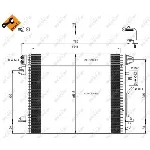 Kondenzator, klima-uređaj NRF NRF 35928 IC-C561D3