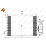 Kondenzator, klima-uređaj NRF NRF 35929 IC-C0EBFF