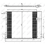 Kondenzator, klima-uređaj NRF NRF 35933 IC-C35EB1