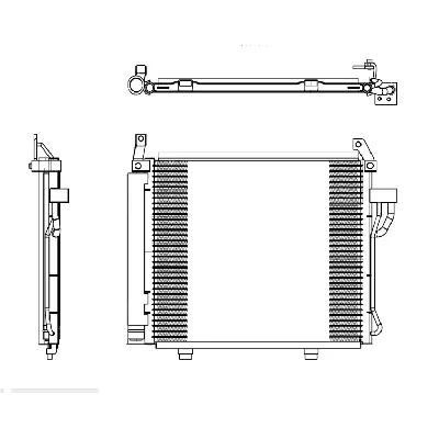 Kondenzator, klima-uređaj NRF NRF 35992 IC-D0D97C
