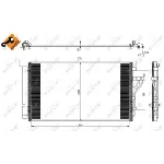 Kondenzator, klima-uređaj NRF NRF 35998 IC-D0D982