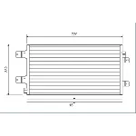 Kondenzator, klima-uređaj VALEO VAL814003 IC-BAD874