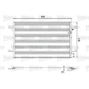 Kondenzator, klima-uređaj VALEO VAL814004 IC-C47DE8