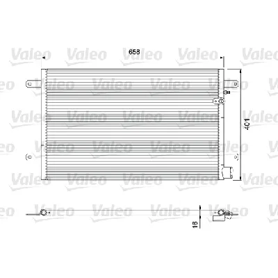 Kondenzator, klima-uređaj VALEO VAL814004 IC-C47DE8
