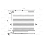 Kondenzator, klima-uređaj VALEO VAL814025 IC-E8E736