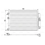 Kondenzator, klima-uređaj VALEO VAL814161 IC-DCD883