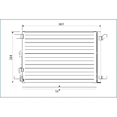 Kondenzator, klima-uređaj VALEO VAL814301 IC-G04PTH