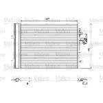 Kondenzator, klima-uređaj VALEO VAL814318 IC-D6D79D