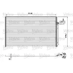 Kondenzator, klima-uređaj VALEO VAL814322 IC-D6D79F