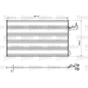Kondenzator, klima-uređaj VALEO VAL814322 IC-D6D79F