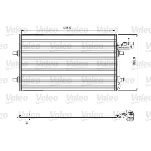 Kondenzator, klima-uređaj VALEO VAL814323 IC-D4A012