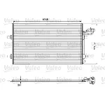 Kondenzator, klima-uređaj VALEO VAL814324 IC-D6D792