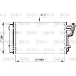 Kondenzator, klima-uređaj VALEO VAL814351 IC-C732EB