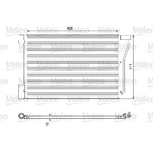 Kondenzator, klima-uređaj VALEO VAL814388 IC-D4A7CD
