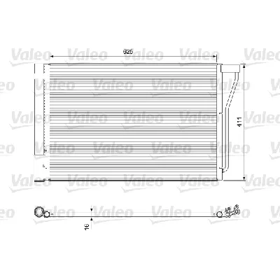 Kondenzator, klima-uređaj VALEO VAL814388 IC-D4A7CD