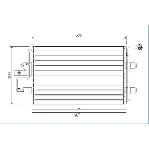 Kondenzator, klima-uređaj VALEO VAL817244 IC-9A1509
