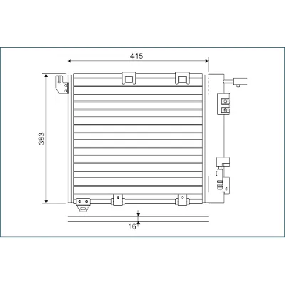 Kondenzator, klima-uređaj VALEO VAL817506 IC-9A14C0